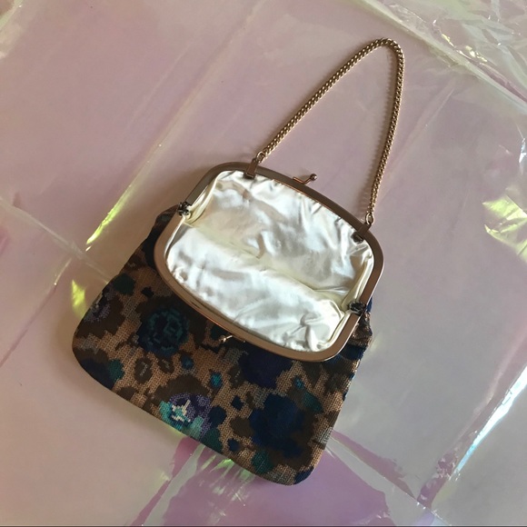 Vintage floral purse 💙🍂 - Picture 6 of 7
